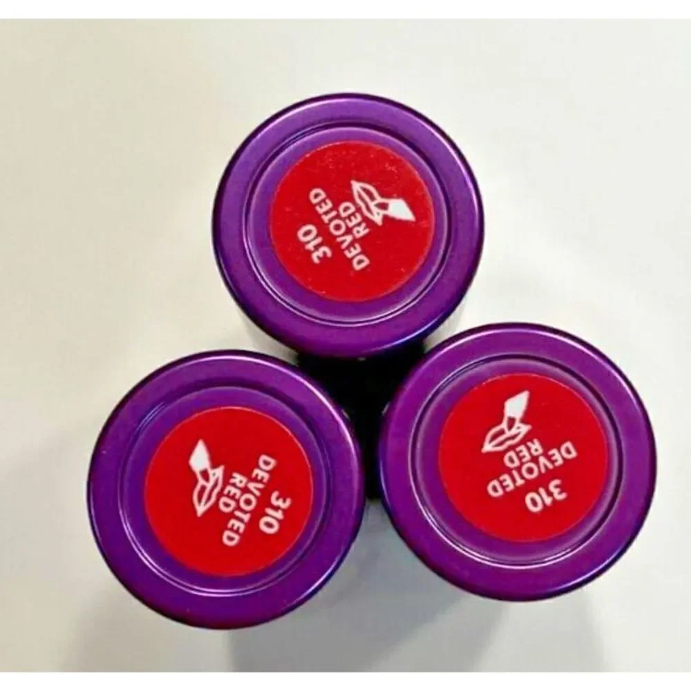 Covergirl Simply Ageless Moisture Renew Core Lipstick Devoted Red 310 Lot of 3